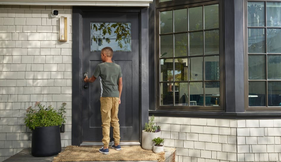 Vivint Smart Lock on home in Utica